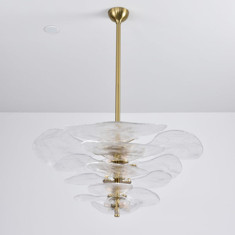 Petals Gold Murano Chandelier