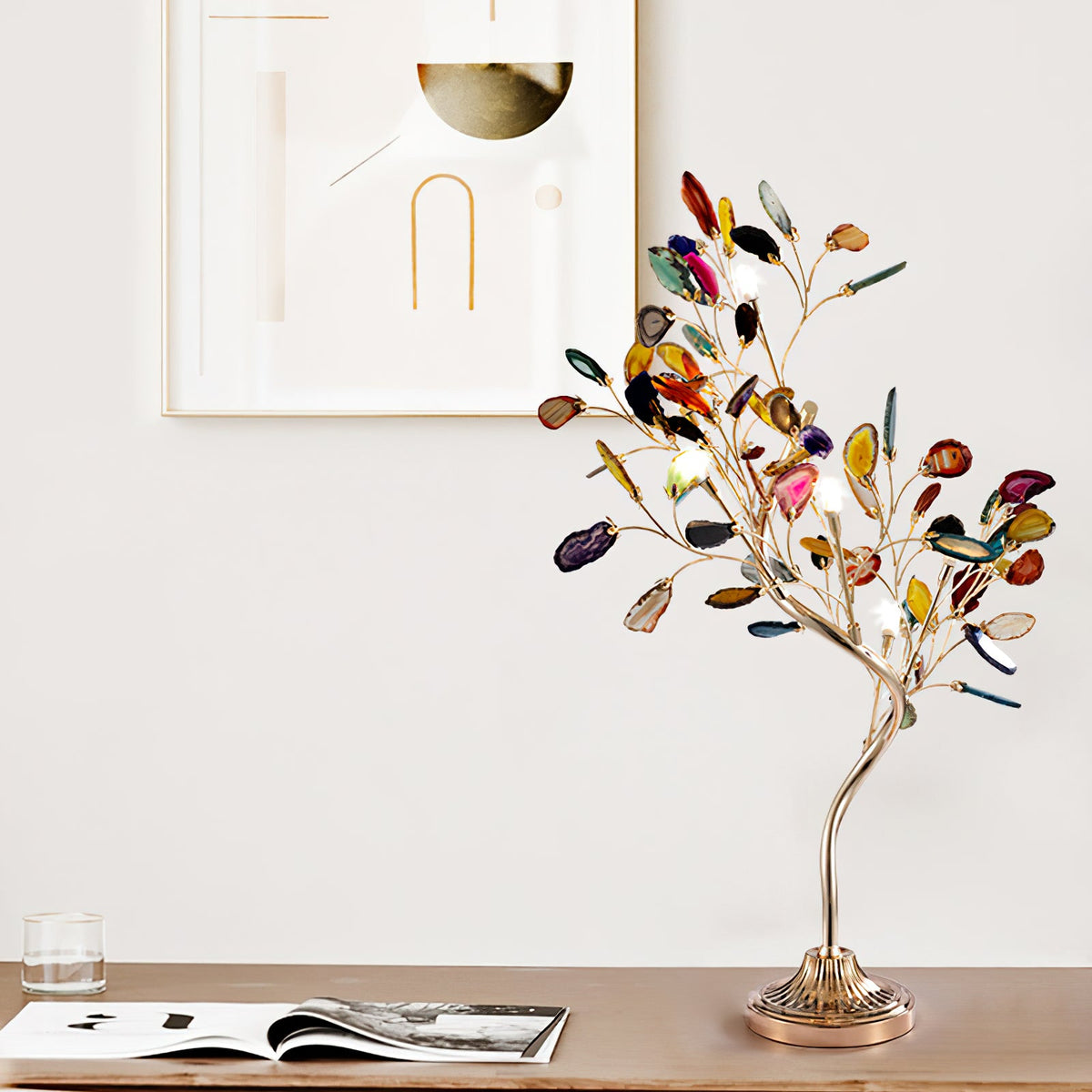 Agate Table Lamp