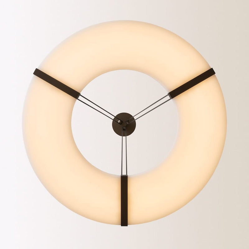 Alabaster Halo Pendant Light