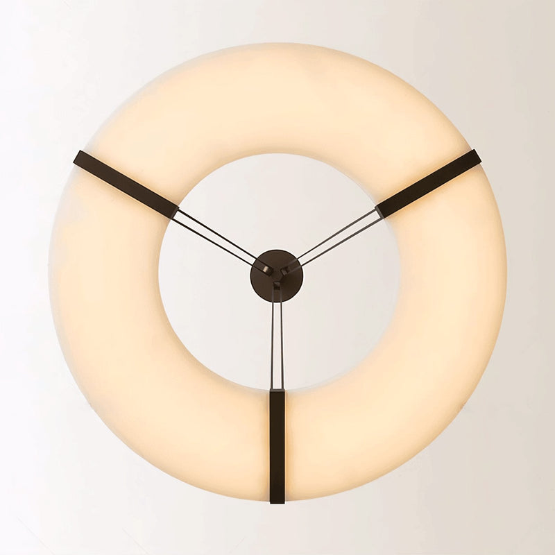 Alabaster Halo Pendant Light