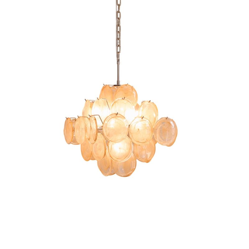 Aurelia Apricot Murano Glass Chandelier