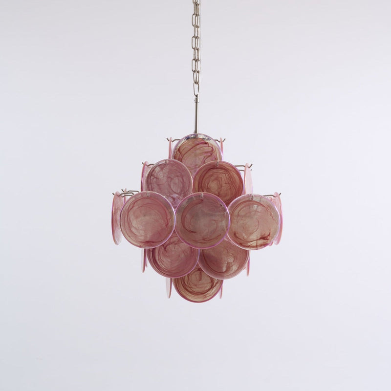 Aurelia Pink Murano Glass Chandelier
