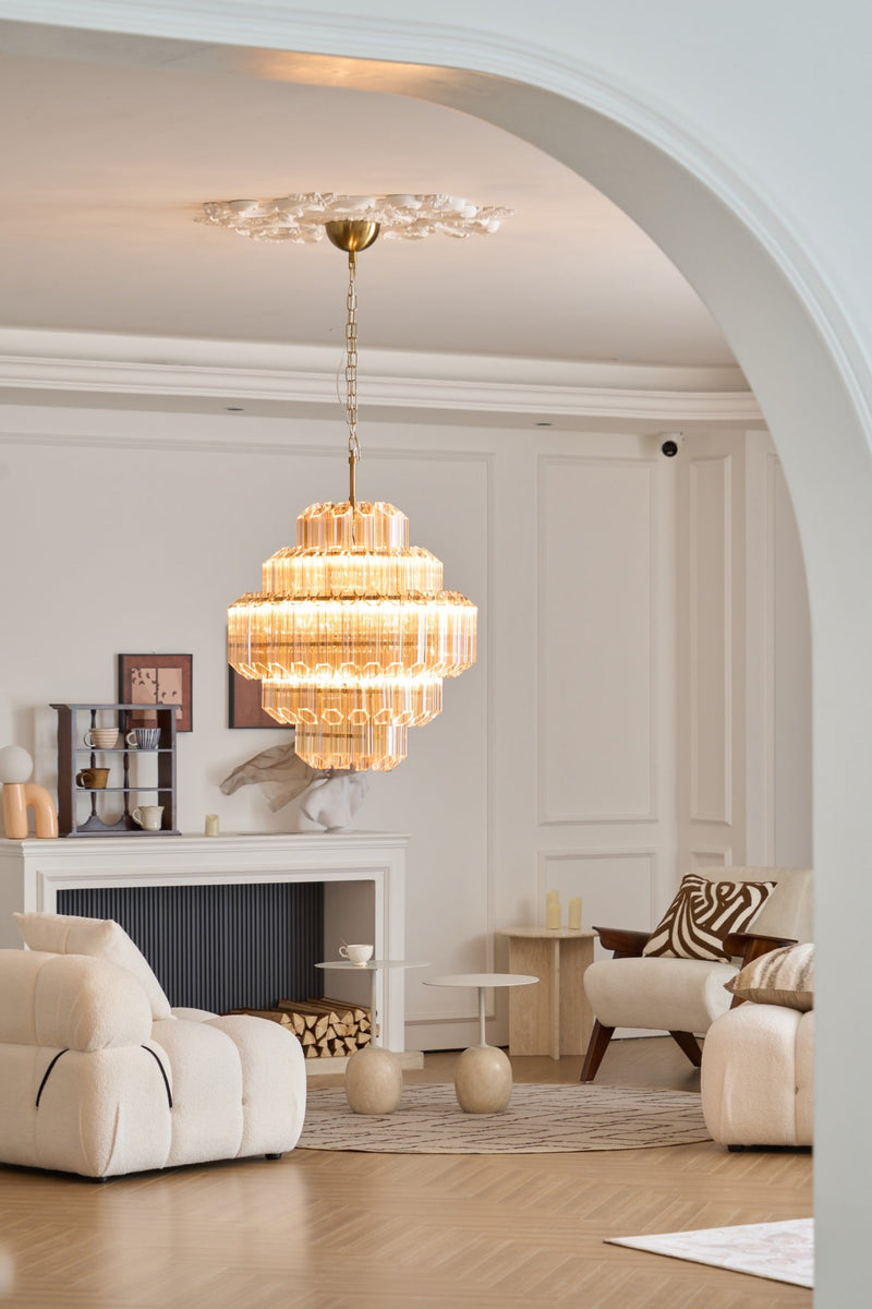 Aurum Cascade Murano Chandelier