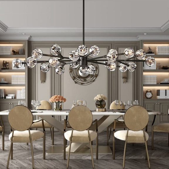 Boule Crystal Round Chandelier 72" - Franing
