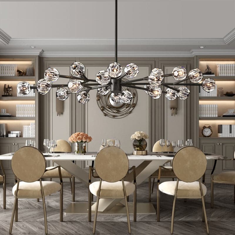 Boule Crystal Round Chandelier 72" - Franing