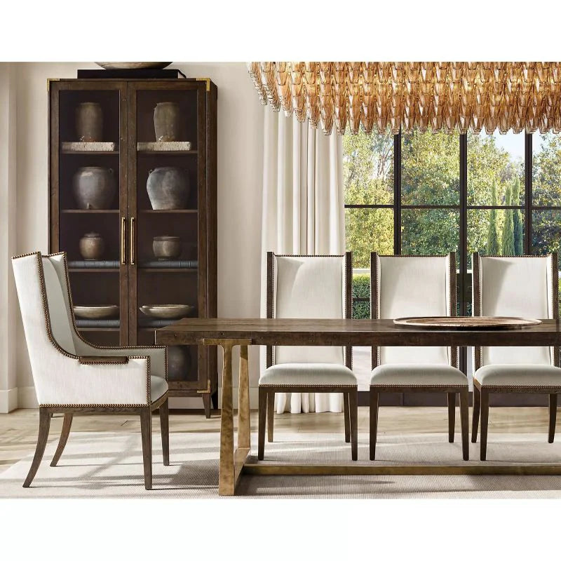 Chiara Glass Tiered Rectangular Chandelier 74" - Franing