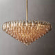 Chiara Glass Multi-Tier Round Chandelier 47" - Franing