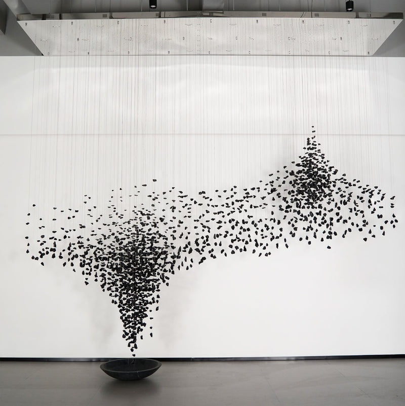 Charcoal Shape Hourglass Chandelier