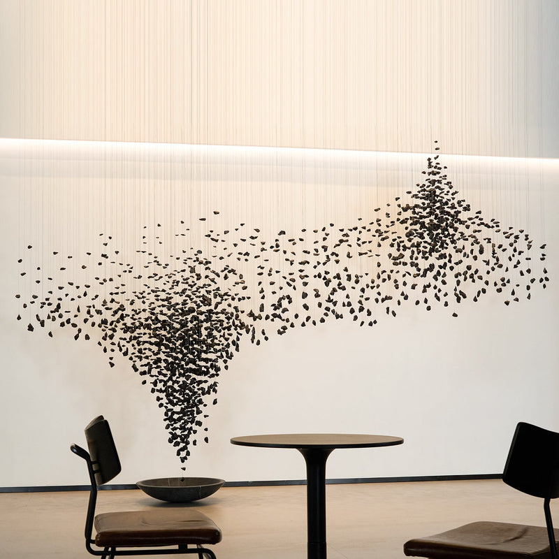 Charcoal Shape Hourglass Chandelier