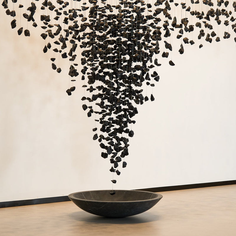 Charcoal Shape Hourglass Chandelier