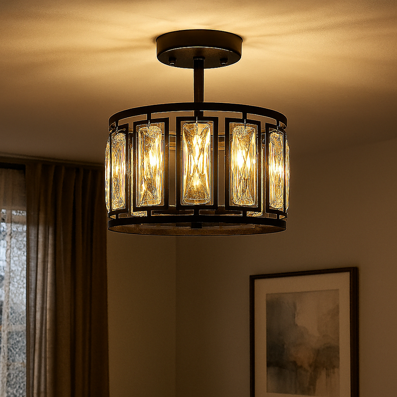 Sharinda 3 - Light Drum Chandelier