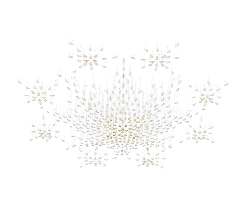 Floating Leaves Chandelier