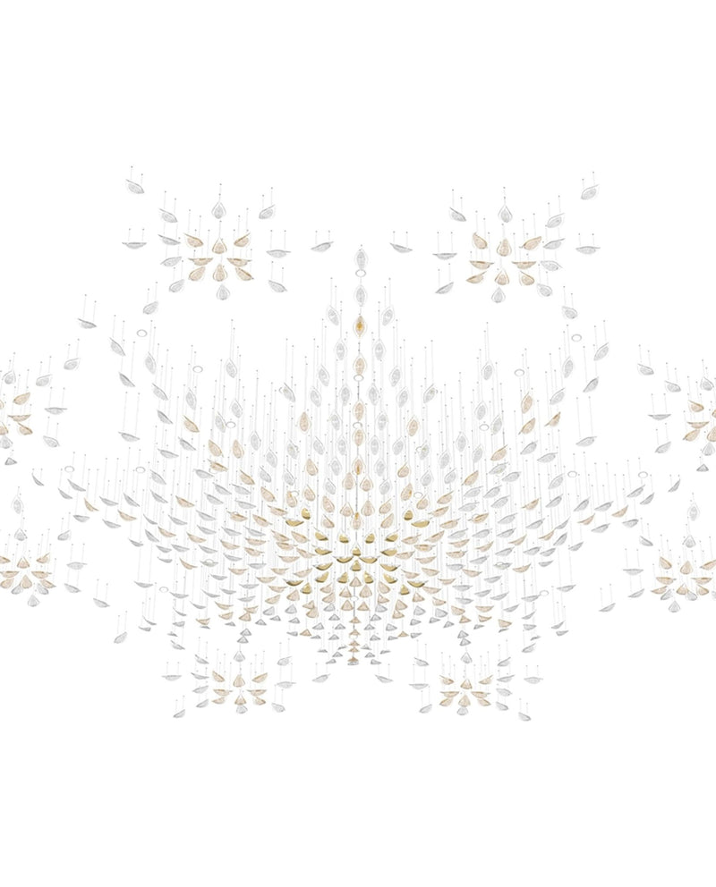 Floating Leaves Chandelier