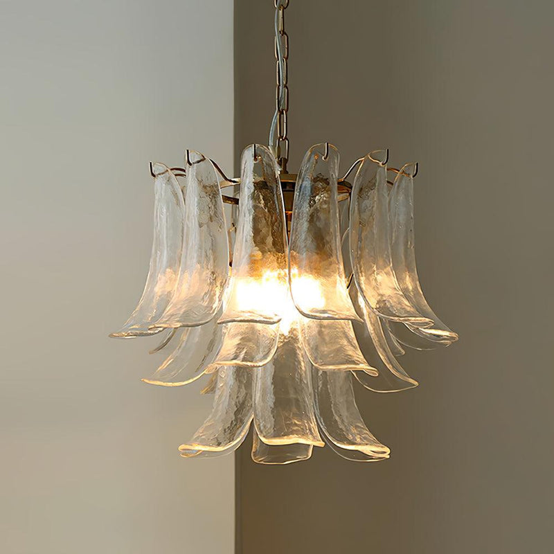 Murano Glass Leaf Chandelier