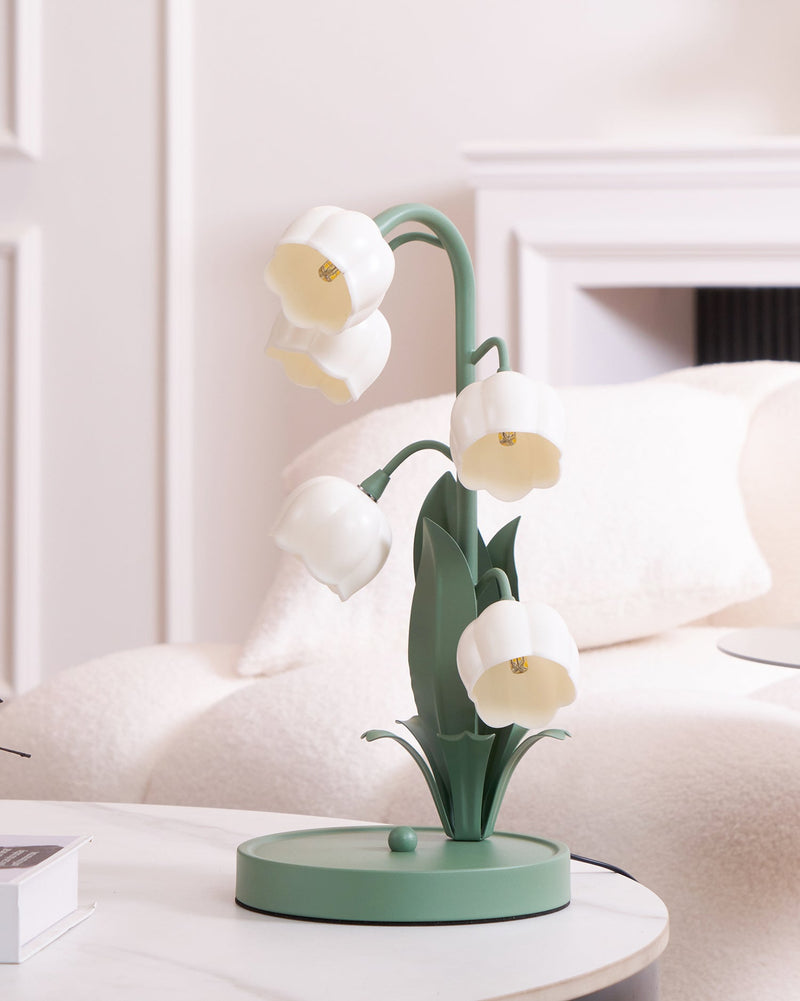 Green Lily Table Lamp