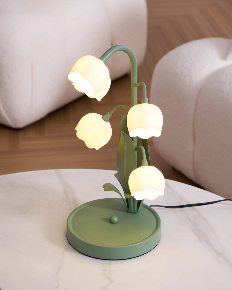 Green Lily Table Lamp
