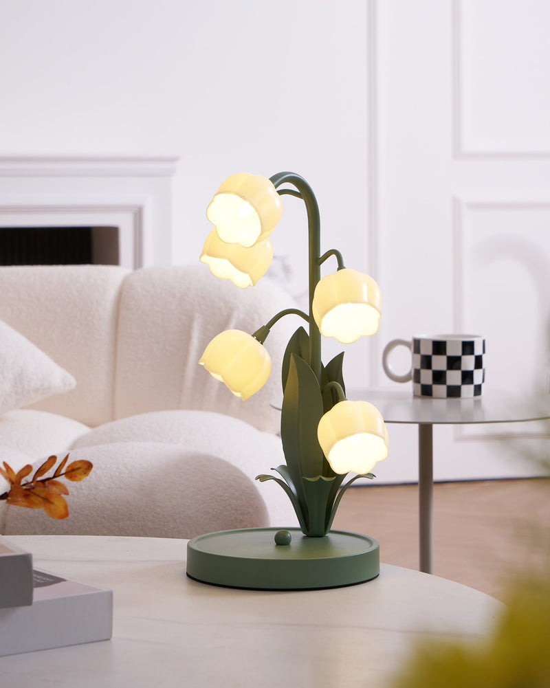 Green Lily Table Lamp