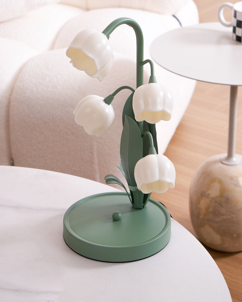 Green Lily Table Lamp