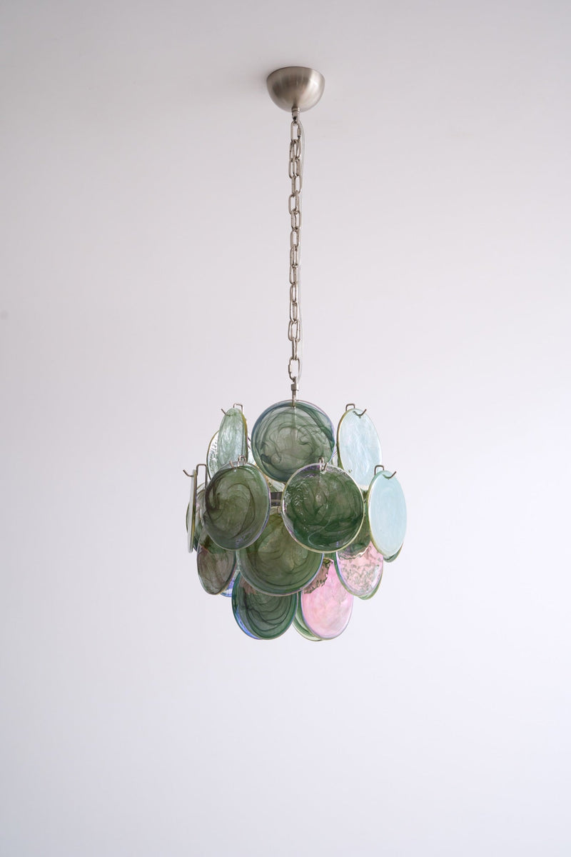 Lunaria Disc Murano Chandelier