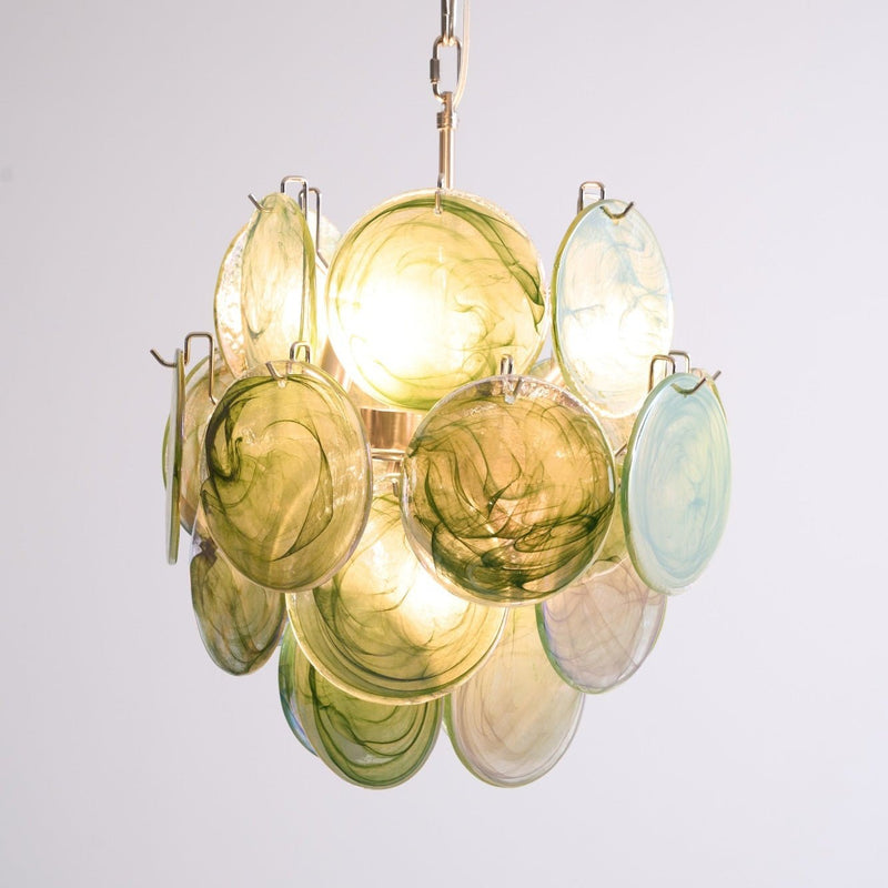 Lunaria Disc Murano Chandelier