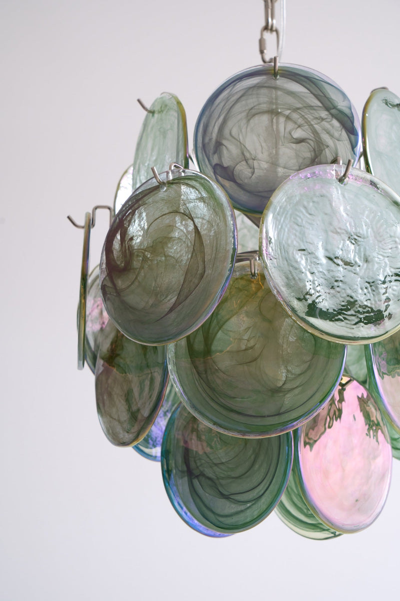 Lunaria Disc Murano Chandelier