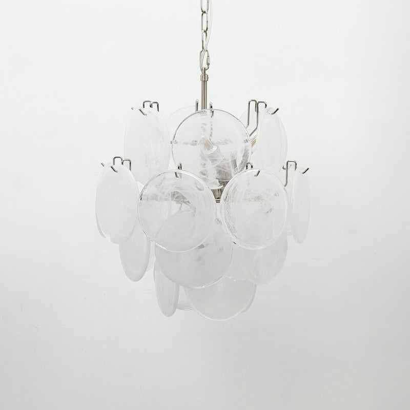 Lunaria Disc Murano Chandelier