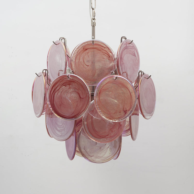 Lunaria Disc Murano Chandelier