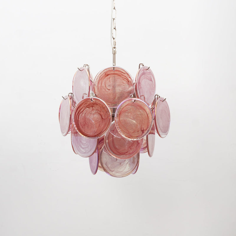 Lunaria Disc Murano Chandelier