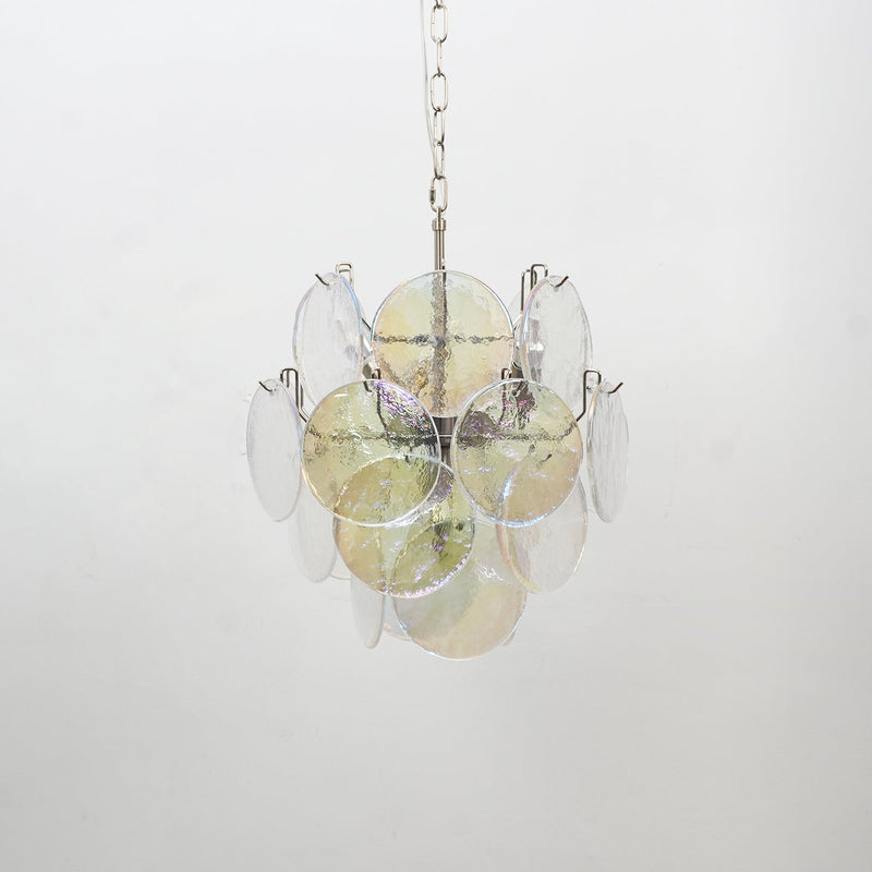 Lunaria Disc Murano Chandelier