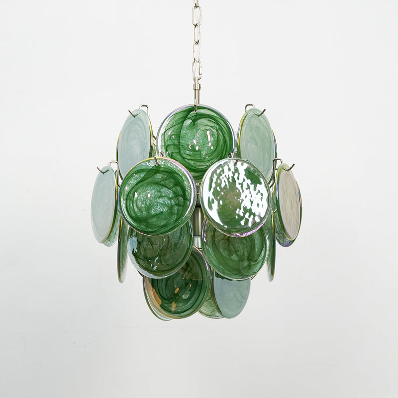 Lunaria Disc Murano Chandelier
