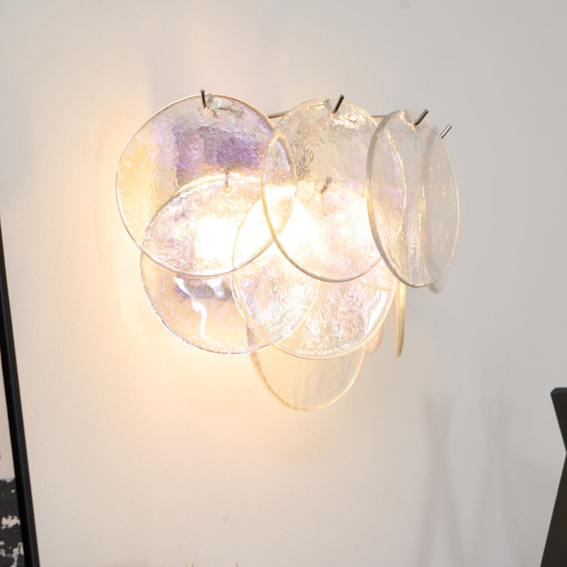 Lunaria Disc Murano Wall Lamp