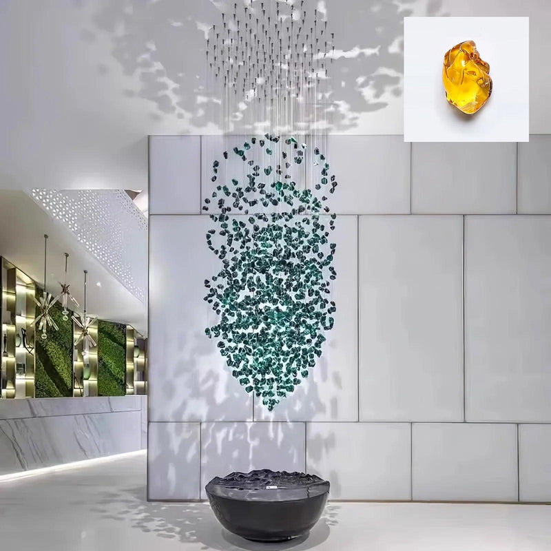 Crystal Stone Chandelier