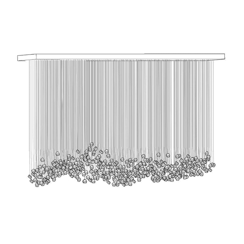 Crystal Stone Chandelier