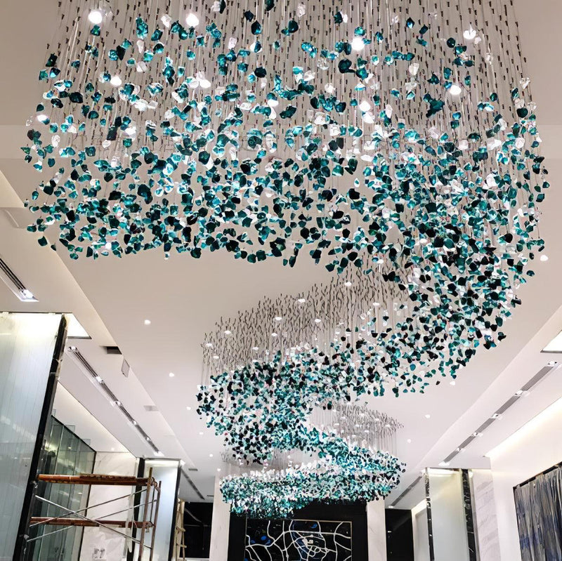 Crystal Stone Chandelier