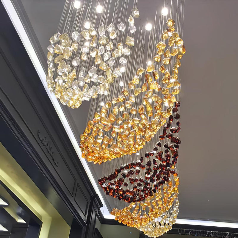 Crystal Stone Chandelier