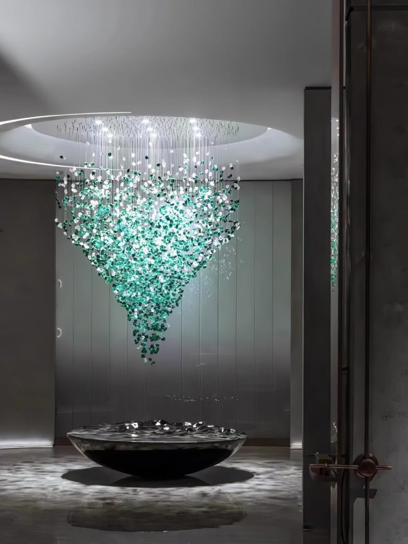 Crystal Stone Chandelier