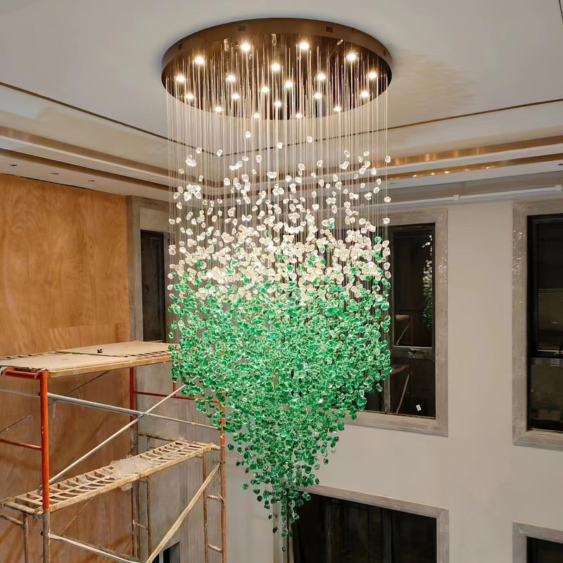 Crystal Stone Chandelier