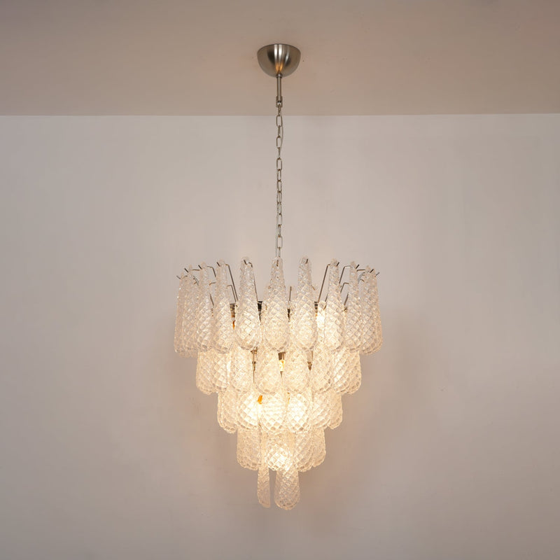 Murano Glass Droplet Chandelier