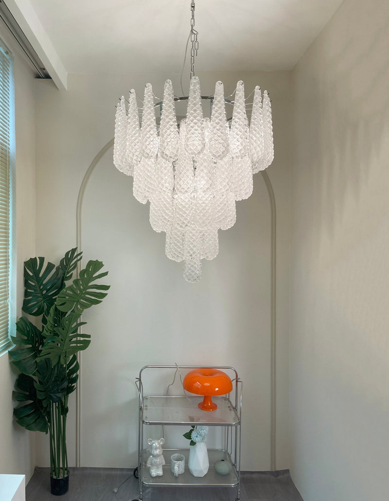 Murano Glass Droplet Chandelier