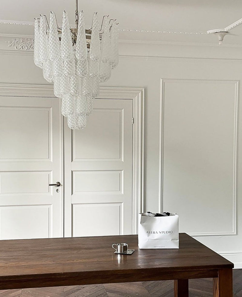 Murano Glass Droplet Chandelier