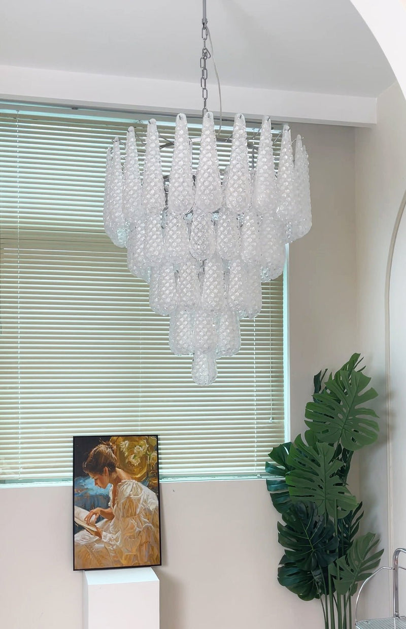 Murano Glass Droplet Chandelier