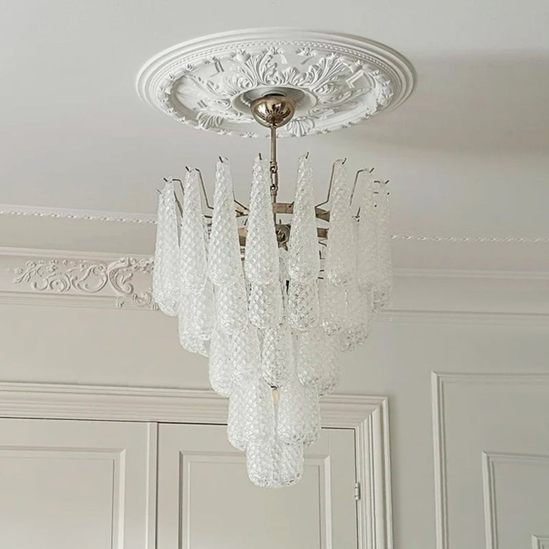 Murano Glass Droplet Chandelier