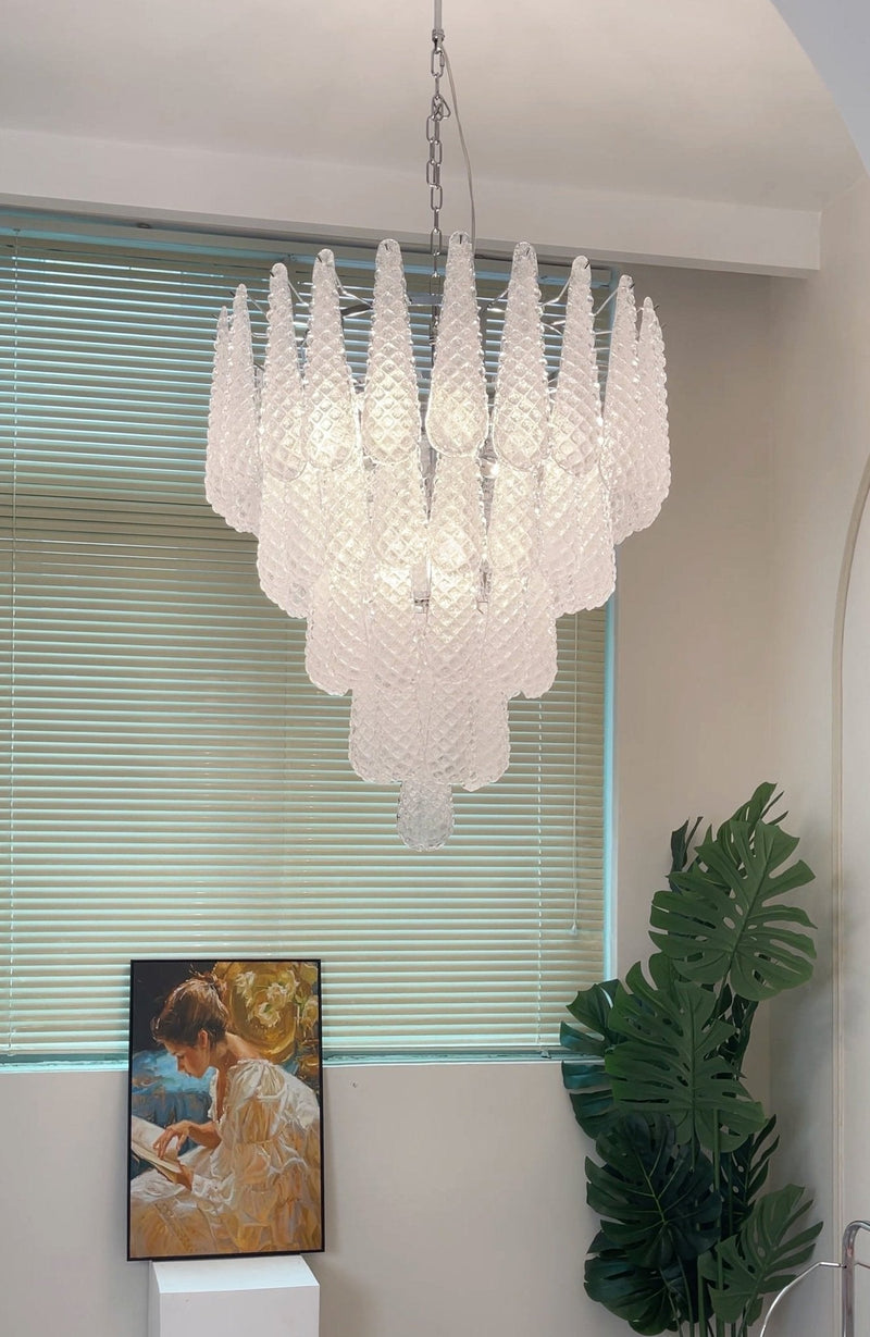 Murano Glass Droplet Chandelier