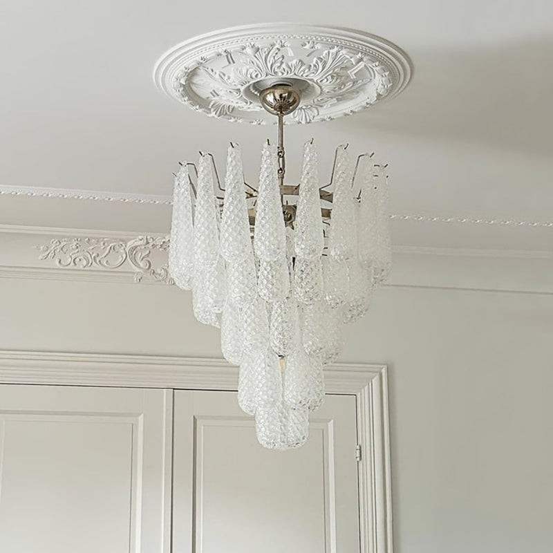 Murano Glass Droplet Chandelier