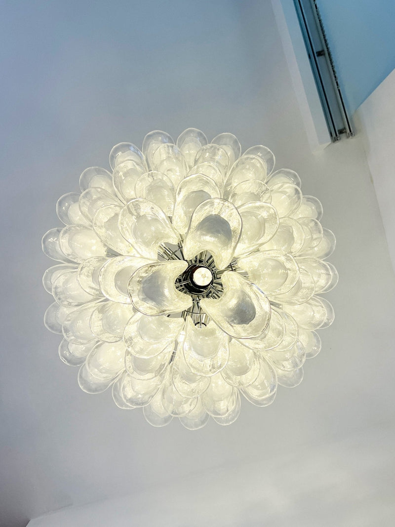 Murano Glass Petals Chandelier