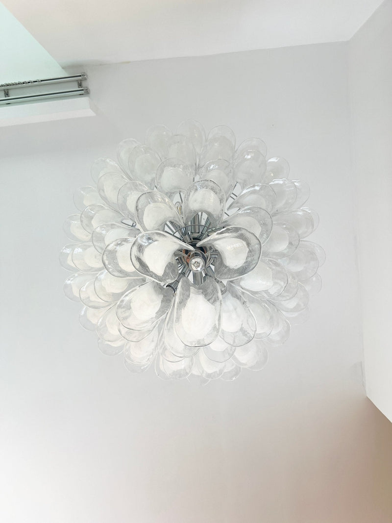 Murano Glass Petals Chandelier