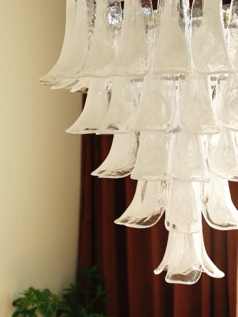 Murano Glass Petals Chandelier