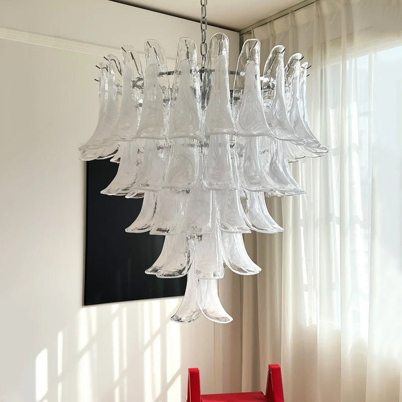 Murano Glass Petals Chandelier
