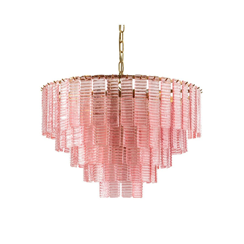 Opalora Pink Murano Chandelier