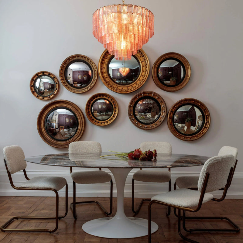 Opalora Pink Murano Chandelier